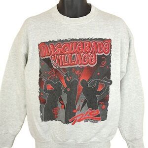 Las Vegas Masquerade Village Sweatshirt Vintage 90s Rio Casino Mens Size Medium